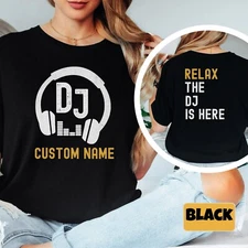 Funny Custom DJ Shirt, Gag Gift For Coworker, Personalized Professional DJ's