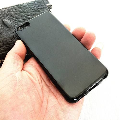 For iPod Touch 5th 6th 7th Gen Case Clear TPU Transparent / Black Back Cover - Picture 6 of 7