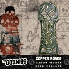 Goonies Copper Bones Skeleton Key Prop Replica 1:1 Scale Limited Edition