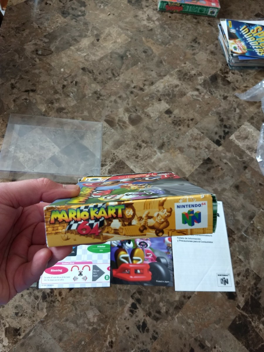 Mario Kart 64 (Nintendo 64, N64) Box, Manual, inserts non PC Mario Kart 64 (Nintendo 64, N64) Box, Manual, inserts non PC