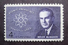 Sc # 1200 ~ 4 cent Senator Brien McMahon Issue (cd21)