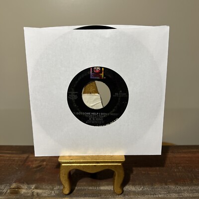 B. B. KING I Got Some Help I Don't Need Vinyl 7  45 RPM Reissue Good+ 