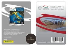 ITALY 2024 AGCOM PHILATELIC CARD STAMP