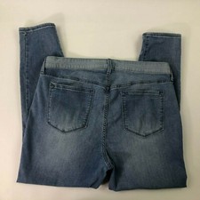 OLD NAVY Womens Jeans Size 18 ROCKSTAR Mid Rise Light Wash Stretch Skinny