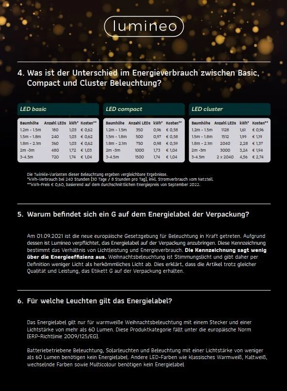 493153 Lumineo LED Gruppenbeleuchtung Budget LED Lichterkette 936 LEDs - 1200cm  - Bild 4 von 4