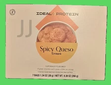 Ideal Protein Spicy Queso Crisps - 7 packets