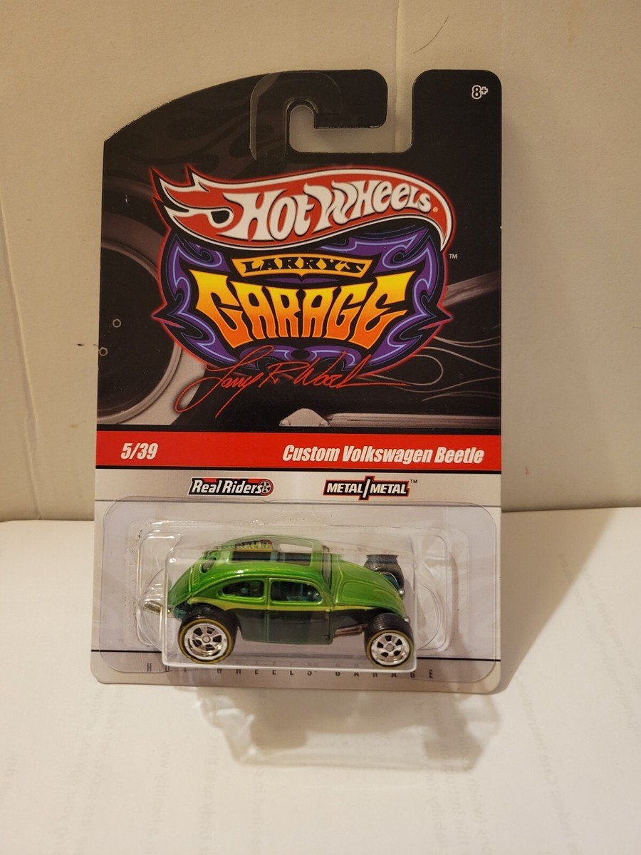 HOT WHEELS LARRY'S GARAGE CUSTOM VOLKSWAGEN BEETLE #5/39 GREEN