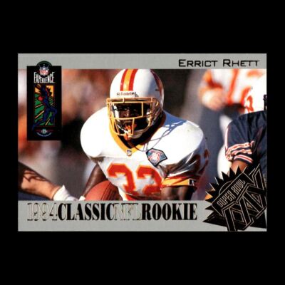 Errict Rhett Nfl Errict Rhett 1994 Classic NFL Experience Rookies Tampa Bay Buccaneers # ...