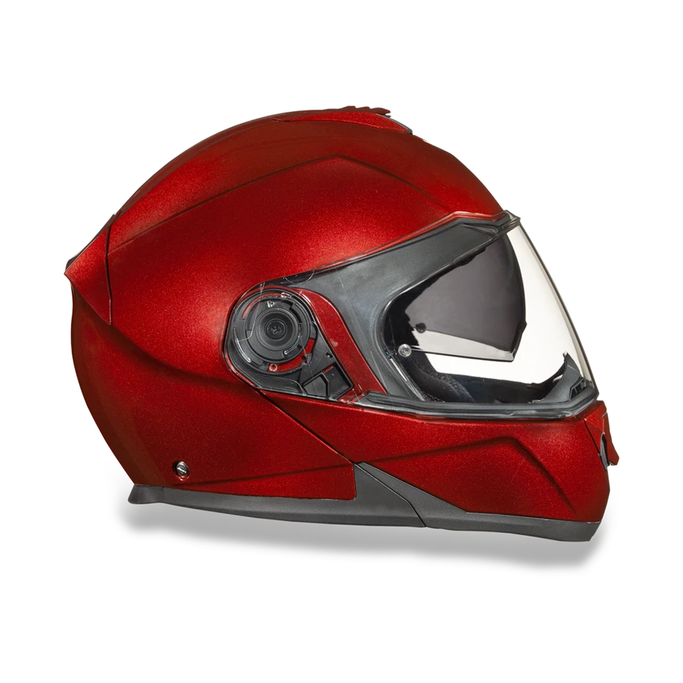 Daytona GLIDE - NEGRO CEREZA METALLIC DOT Casco de Moto Todas las Tallas Foto 4 de 4