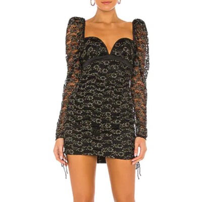 gold for love and lemons mini dress Candice Mini Dress main image 0