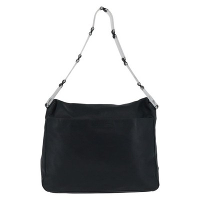 PRADA Plastic Chain Shoulder Bag Leather Black Auth 172733 | eBay