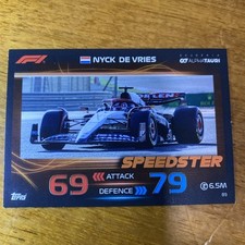 Nyck De Vries F1 Topps Turbo Attax Speedster Scuderia Alpha Tauri F1 Team F1
