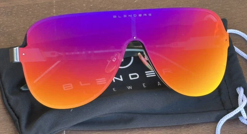 Lunettes de soleil polarisées Blenders Falcon Supreme Irene violet, rouge et orange hombre