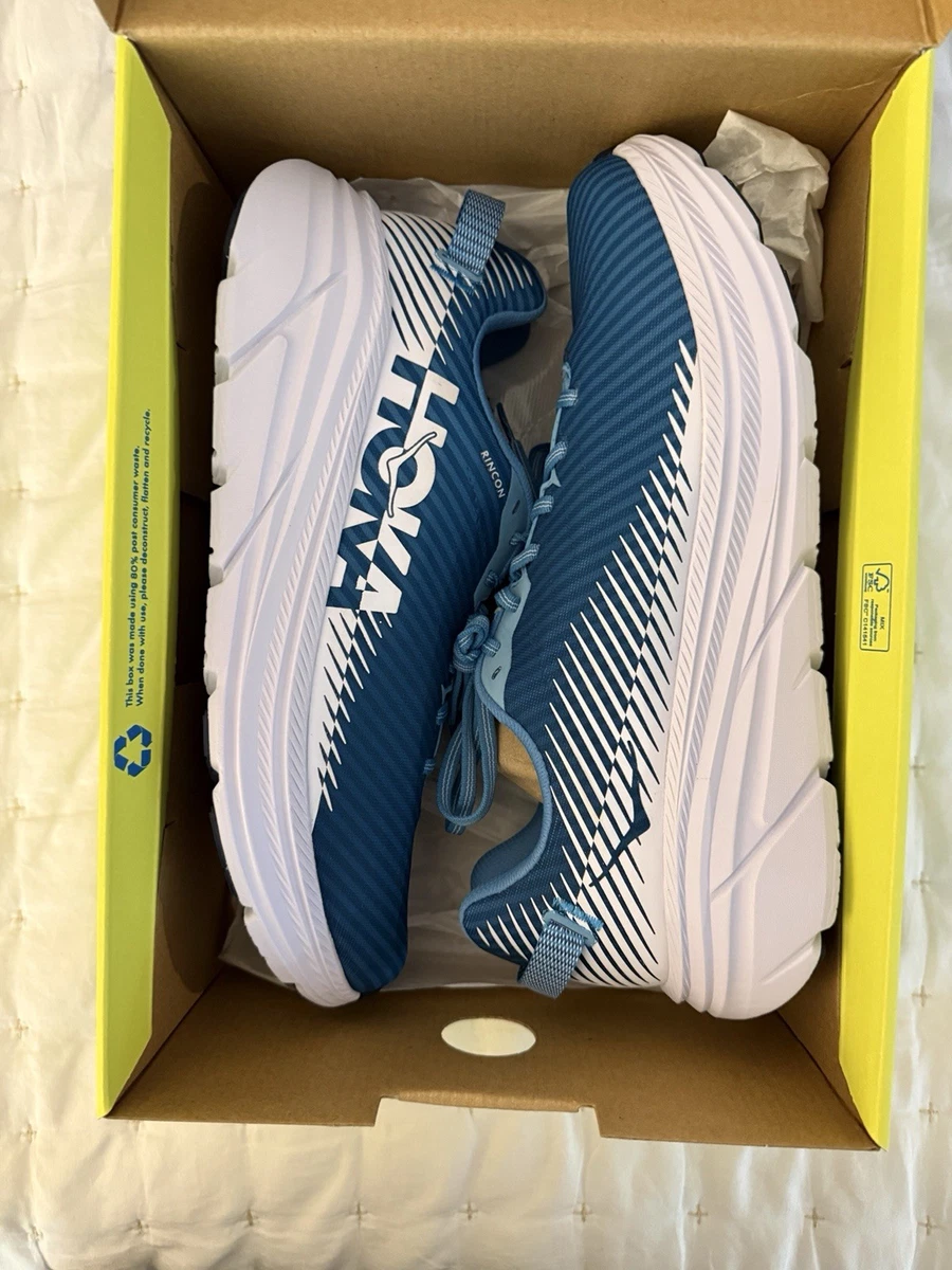 Hoka One One Rincon 2 Sneakers Men 14 Running Shoes Blue White Platform Trainer Hoka One One Rincon 2 Blue for sale | eBay main image 2