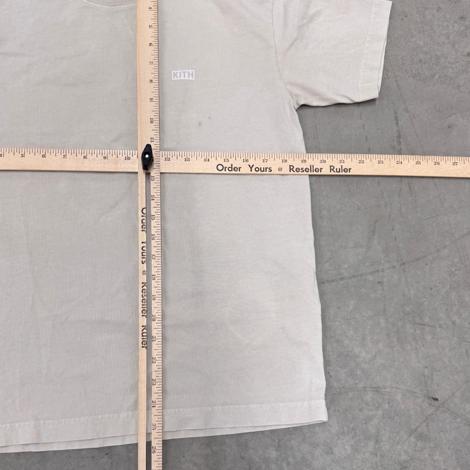 Kith Lax Tee XS Cream Basic Essential Cotton Shir… - image 6