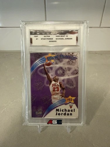 1997-98 Fleer Ultra Star Power #1 Michael Jordan AGC 10