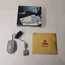 Official Sony PlayStation PS1 Mouse SCPH-1090 Boxed With Mouse Mat PAL