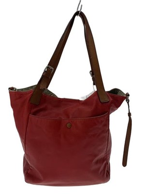 MARGARET HOWELL Tote Bag Leather RED
