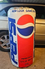Vintage Pepsi 4ft Tall Large Inflatable Hanging Can Store Promo Display New Look