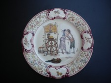 Belle assiette série Enfants Richard " Aux flèches de Cupidon " SARREGUEMINES