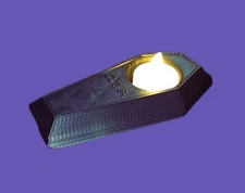 Coffin Tea Candle 3D Print Toy Goth Halloween Walking Dead Zombie Personalize 