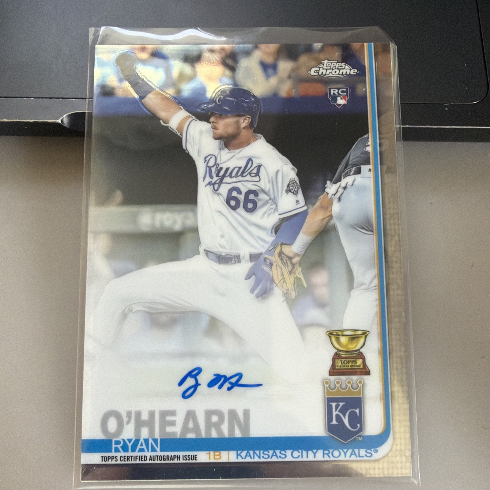 2019 Topps Chrome - Ryan O'Hearn - Rookie Auto - Royals/ Orioles/Pirates