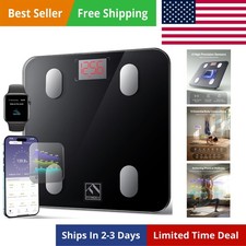 Smart Scale for Body Weight, Scale with BMI, Body Fat, Muscle Mass, Digital, ...