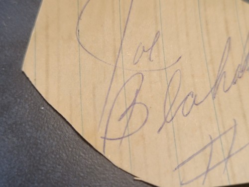 Joe Blahak signed Autogramm handsigniert New England Patriots Minnesota Vikings - Bild 3 von 6