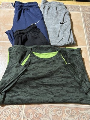 Lot Of Boys Clothing/2-Sweatpants, 1 Shorts, 1Short Sleeve Top/Sz M,10-12,/12-14