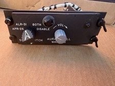 VINTAGE AIRCRAFT AURAL STALL WARNING SWITCH SELECT PANEL 53G9701411 MEMORABILIA