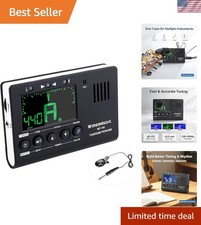 Lightweight 3-in-1 Digital Metronome Tuner for Violin, Bass, Ukulele, and More