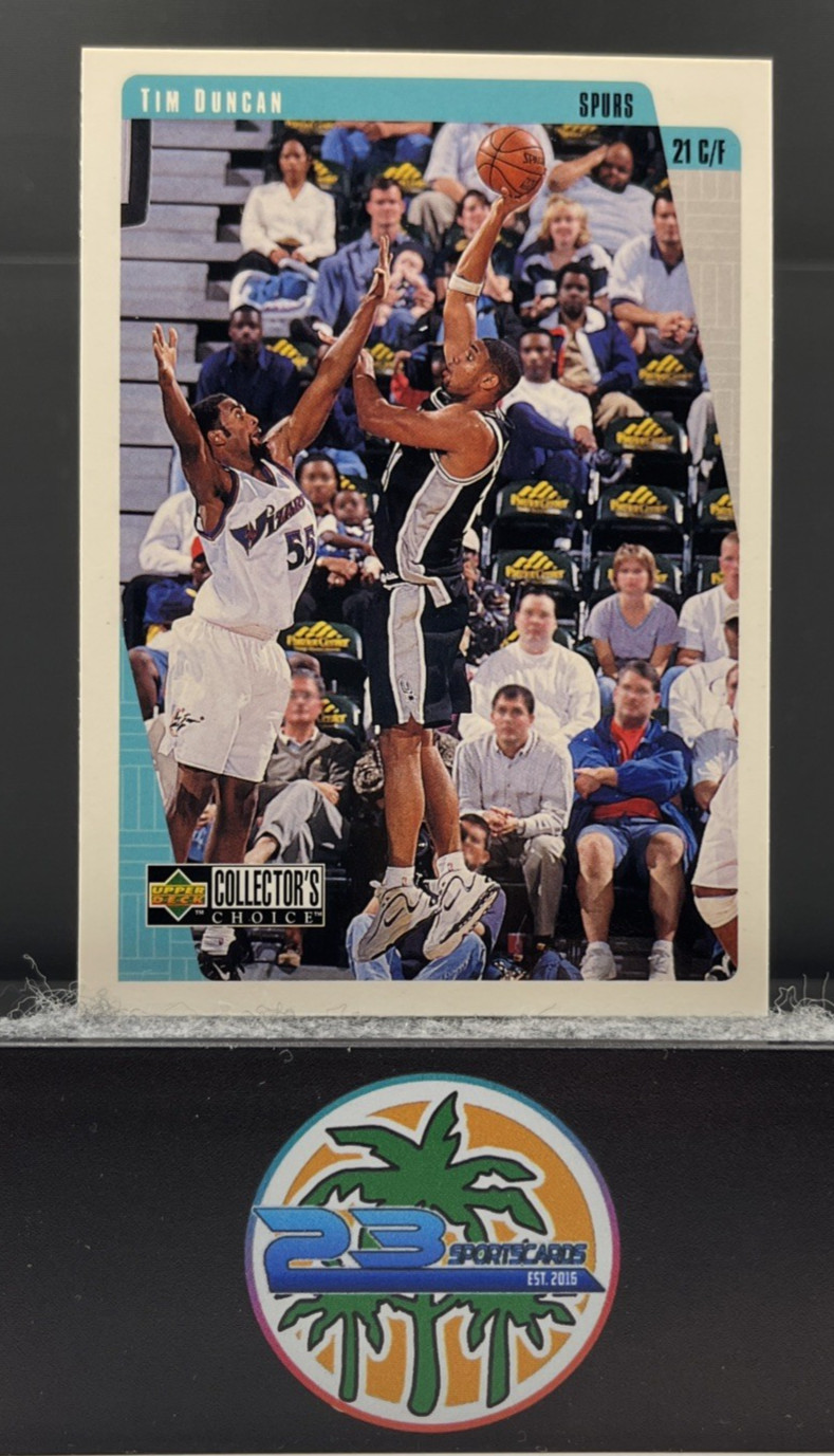 Tim Duncan RC - 1997-98 Collector's Choice Basketball San Antonio Spurs #323