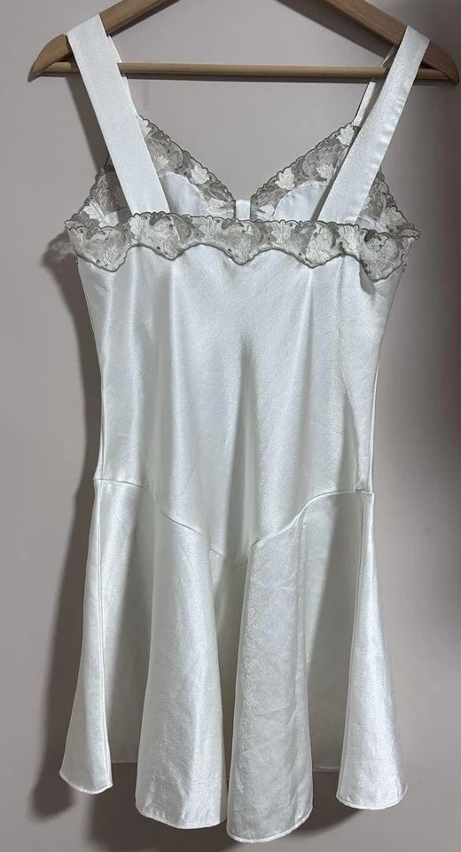 Christian Dior White Lace Flare Camisole Dress Size Free Elegant Style - Image 2 of 4