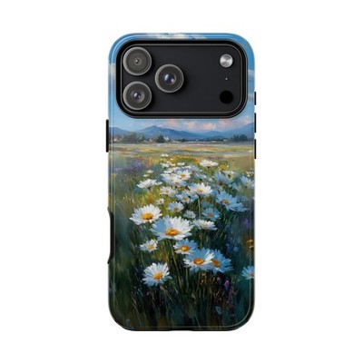 Phone Ink - iPhone | Galaxy | Pixel Case - Daisy Flowers Grass Shimmer