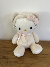 H&M Hello Kitty Bear Costume Plush Soft Toy Sanrio 7" Rare!