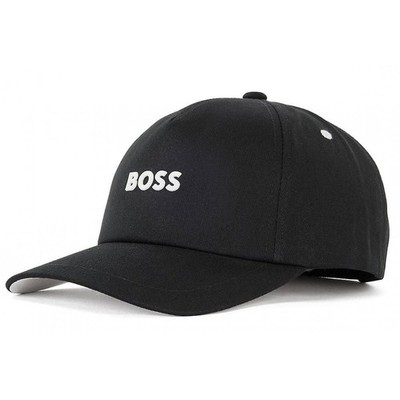 HUGO BOSS Cap Fresco Herren Baseballkappe Schwarz Baumwolle Verstellbar Neu