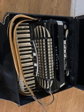 Excelsior Symphony Citation Piano Accordion Vintage  Made In Usa
