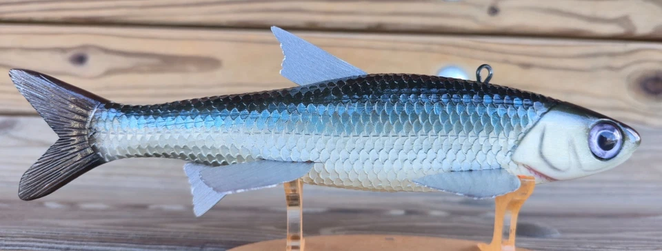 Fish Decoy  NFDA Donated   Excellent  Craig LaVoi  spearing decoy  ice fishing - Image 4 of 4