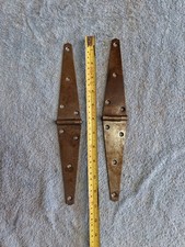 6" Steel Strap Hinges Self Colour With Fixings