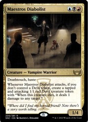 Maestros Diabolist 200/281 Streets of New Capenna Rare