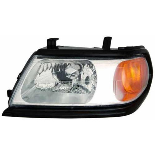 Set fari neri incl. lampade premium per Mitsubishi Pajero Sport I K90 - Foto 3 di 7