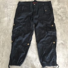1955 Vintage Cargo Capris Pants 11 Convertible Grunge Y2K Skater Utility Gorp Jr