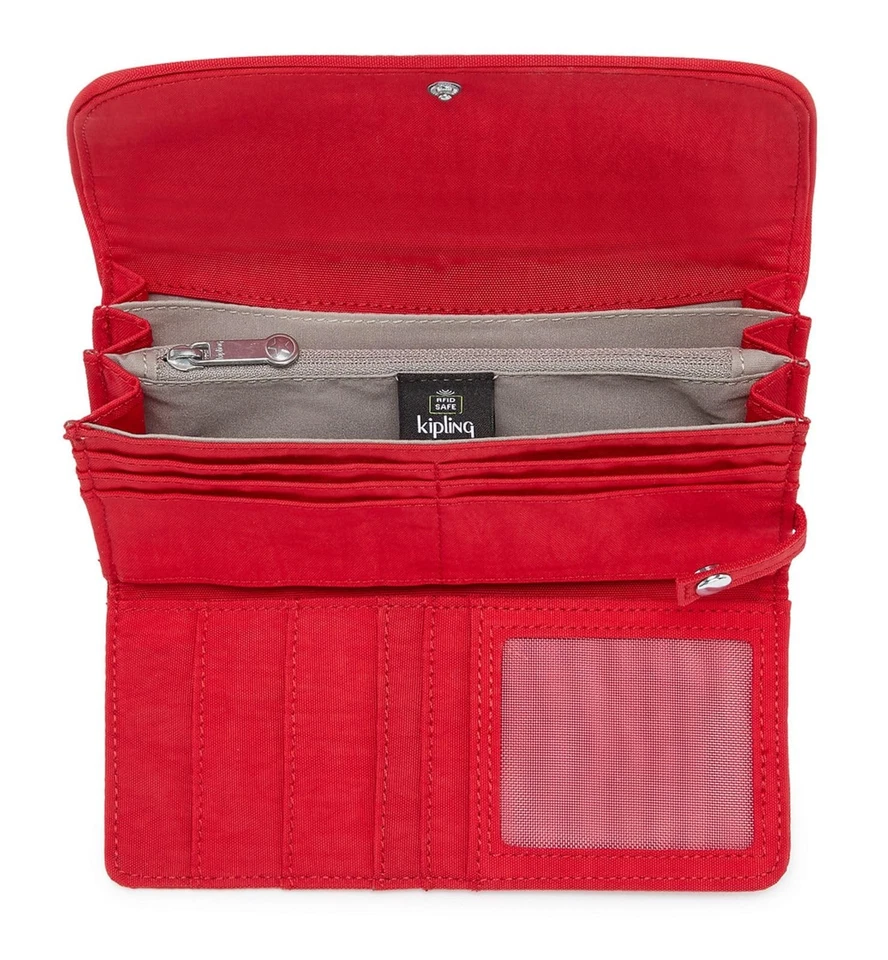 Kipling Money Land Portafoglio Donna Red Rouge Taglia Unica - Immagine 3 di 4