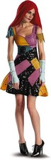 3pc Dress Wig Sally Nightmare Before Christmas Halloween Costume Adult XL 18-20