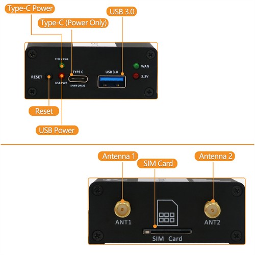 NGFF M.2 Key B to USB 3.0 Adapter Network Adapter with SIM Slot for LTE 4G 5G - Afbeelding 6 van 8