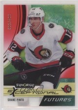 2021 Upper Deck Synergy Exceptional Futures Red 69/499 Shane Pinto #EF-SP 0k0r