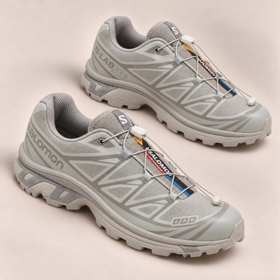 Salomon XT-6 Ghost Grey L47444800 Men's New