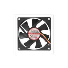 Evercool 80mm x 15mm 12V EC8015L12CA Low Speed Computer Case 3-Pin Fan