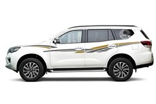 2 Pcs Waist Line Stripes Sticker For Nissan Terra Graphics Vinyl Side Door Decal 2 Pcs Waist Line Stripes Sticker For Nissan Terra Graphics Vinyl Side Door Decal