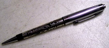 Vintage STERLING SILVER Overlay Mechanical  PENCIL w/ Eraser by ROCKET USA